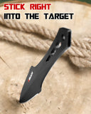 3 Pieces Professional Throwing Knives Set Kunai Well Balanced Stainless Steel Throwing Knife with Nylon Sheath-Series 4