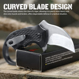 Karambit Folding Knife With Black Stainless Steel Blade And Aluminum Handle
