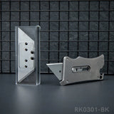 RBLACK Mini Retractable Box Cuttter Utility Knife with 5Pcs Razor Blades